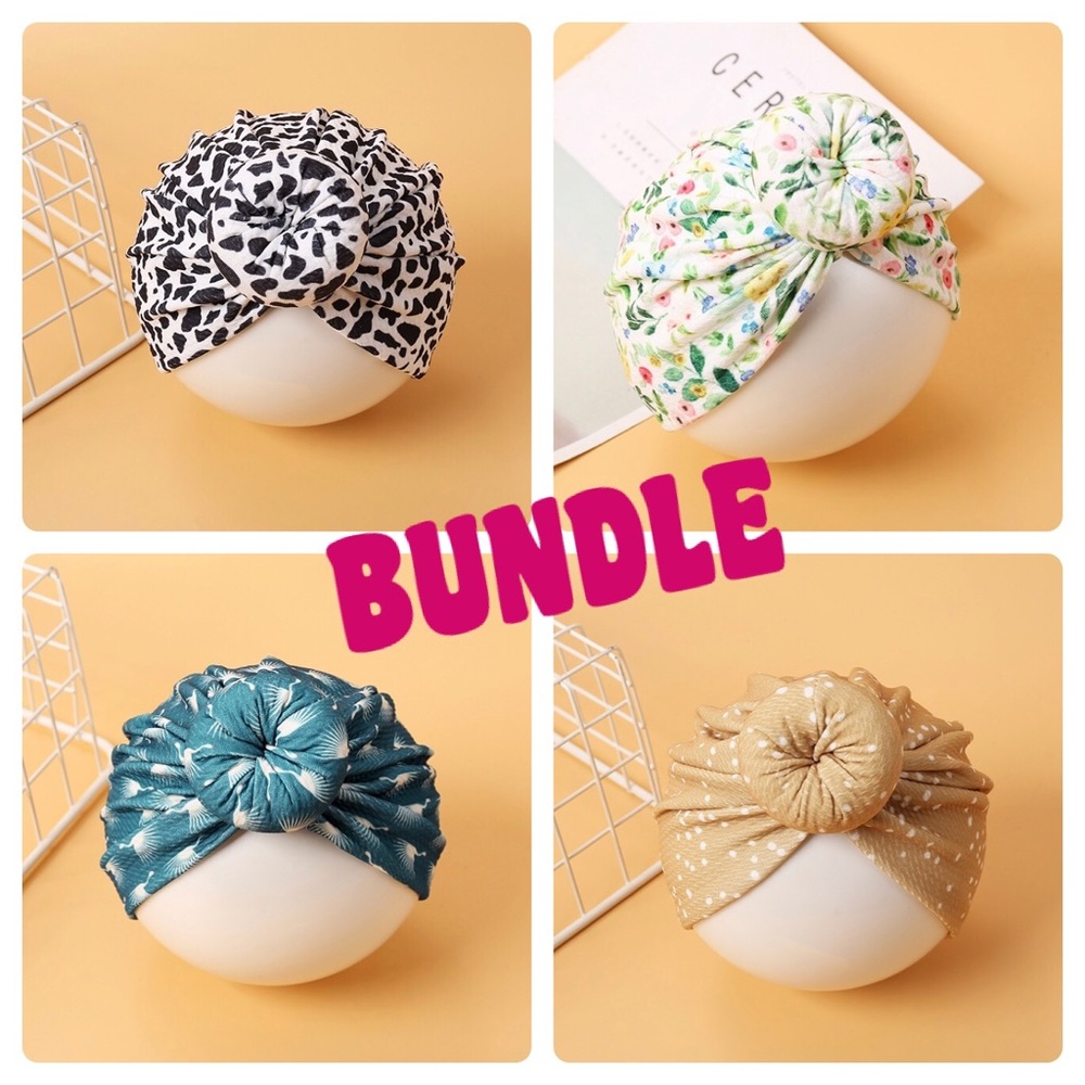 🌸BUNDLE🌸 Baby Knot Hat